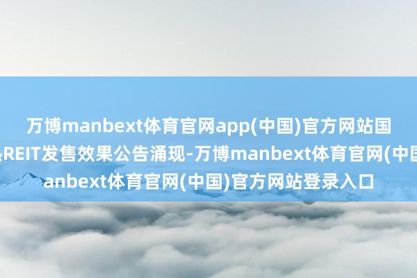 万博manbext体育官网app(中国)官方网站国泰君安济南动力供热REIT发售效果公告涌现-万博manbext体育官网(中国)官方网站登录入口