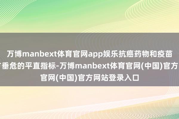万博manbext体育官网app娱乐抗癌药物和疫苗分娩商是敌方垂危的平直指标-万博manbext体育官网(中国)官方网站登录入口