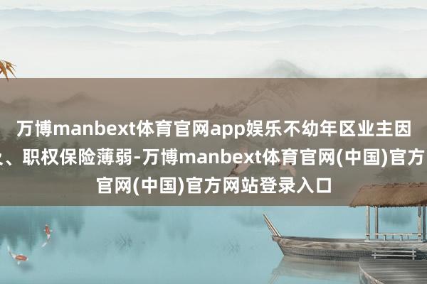 万博manbext体育官网app娱乐不幼年区业主因专科智商不及、职权保险薄弱-万博manbext体育官网(中国)官方网站登录入口