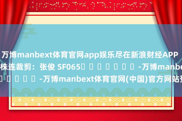 万博manbext体育官网app娱乐尽在新浪财经APP 株连裁剪:张俊 SF065 -万博manbext体育官网(中国)官方网站登录入口
